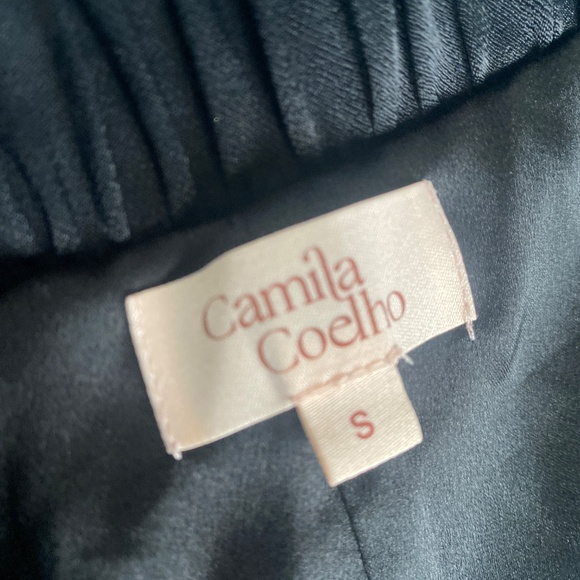 Camila Coelho S Black Satin Short - Picture 8 of 8